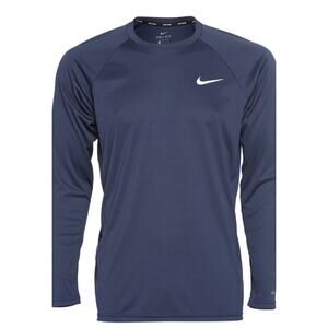 Nike Men's Long-Sleeve Hydroguard, Navy ,Small